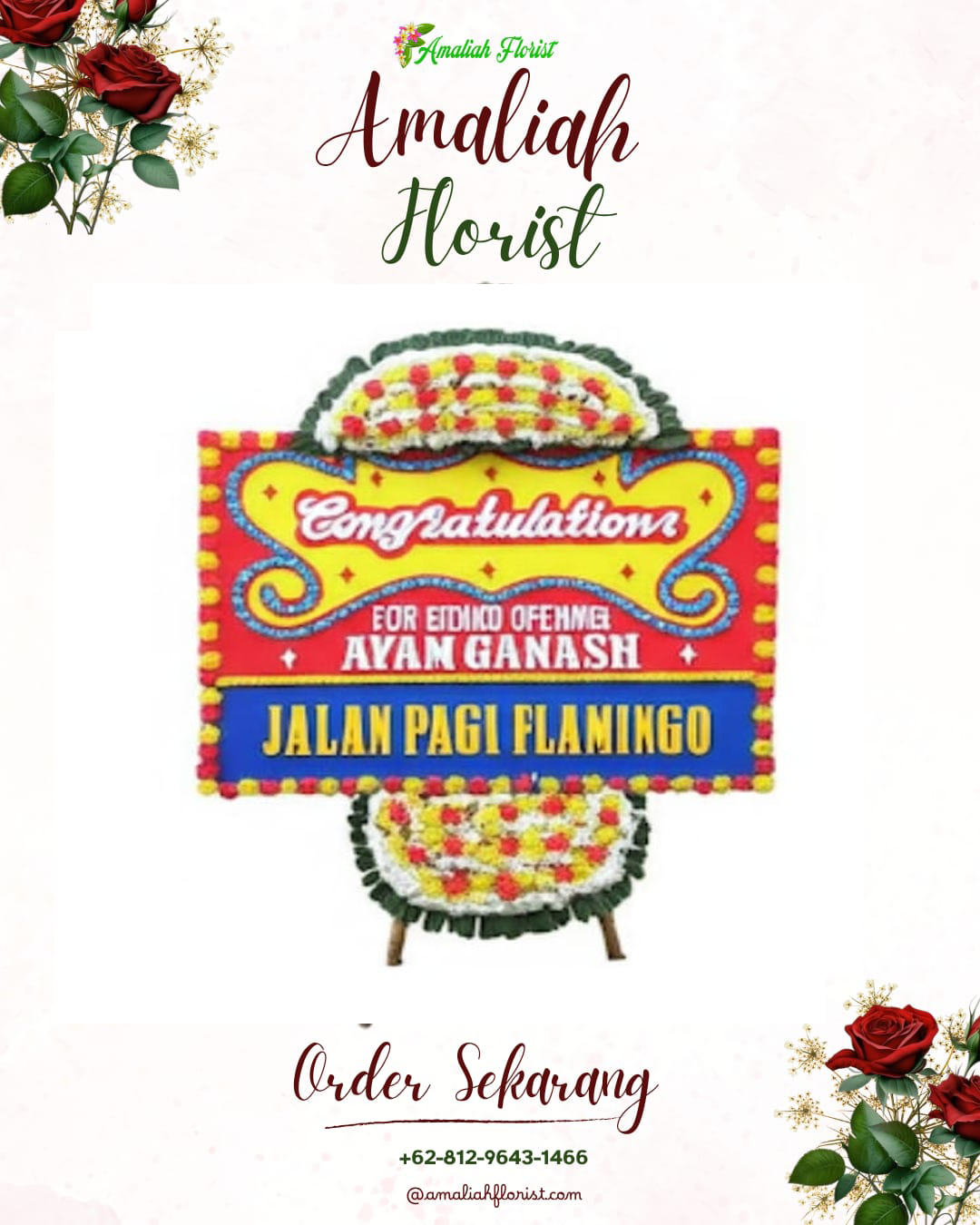 Sewa Papan Bunga Padang Sidempuan